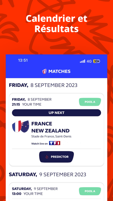 Screenshot #3 pour Coupe du Monde de Rugby 2023