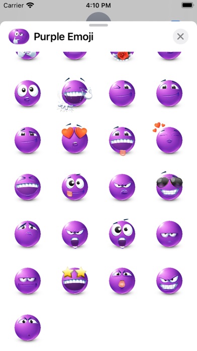 Purple Emoji Screenshot
