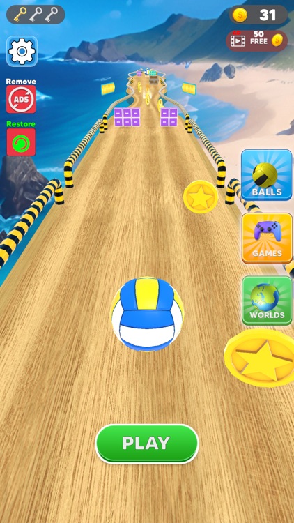 Hit Rolling Ball: Ball Game 3D screenshot-7