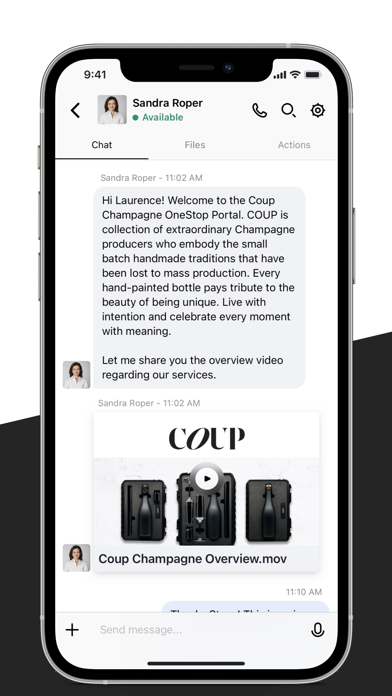 COUP Concierge Screenshot