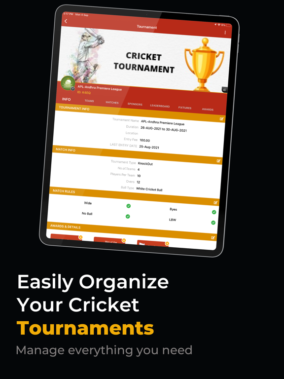 Screenshot #5 pour CricDost - Cricket Scoring App