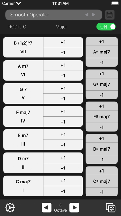 Chordable - MIDI Chords, Music Screenshot