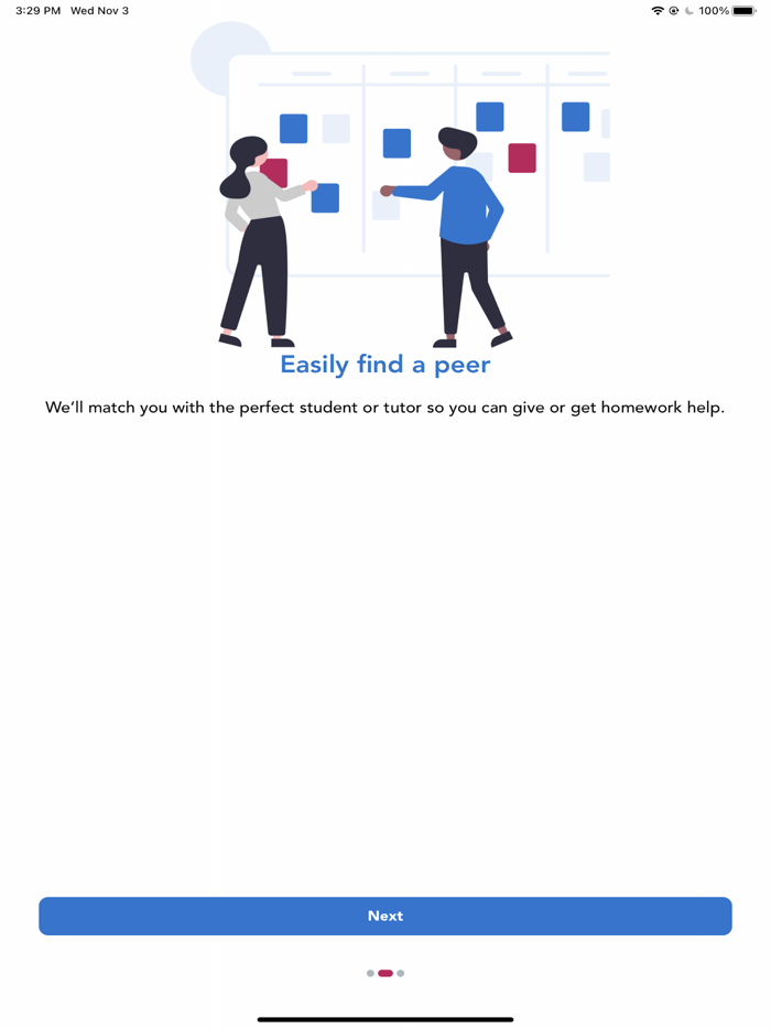Oh - connect to tutor or learn