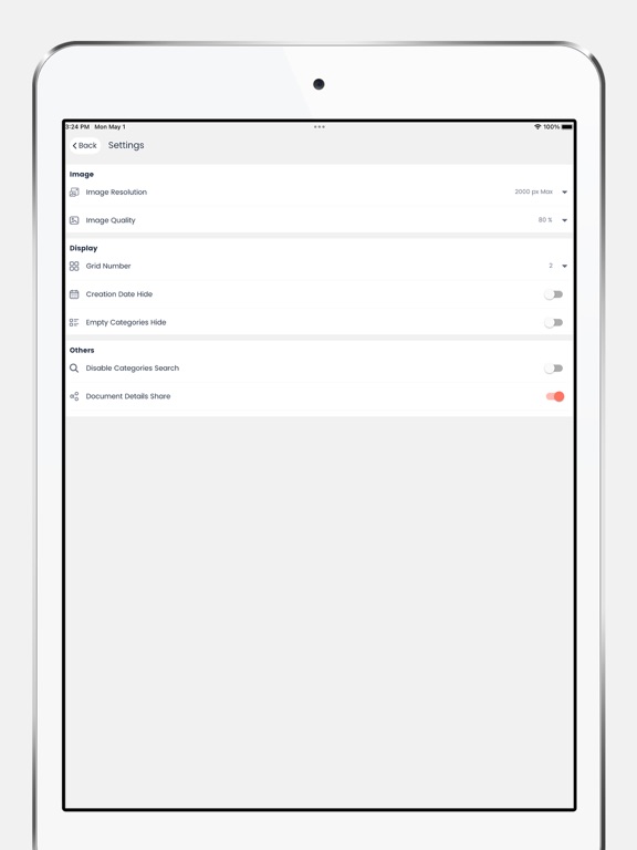 Digital Document Organizer iPad screenshot 6 - Productivity app