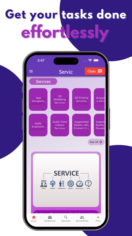 Servic: Get & Provide Services