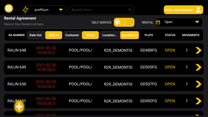 MyRent The Car Rental Software Screenshot