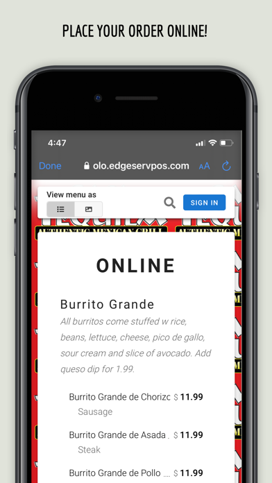 Casa Tequilla Mobile Screenshot