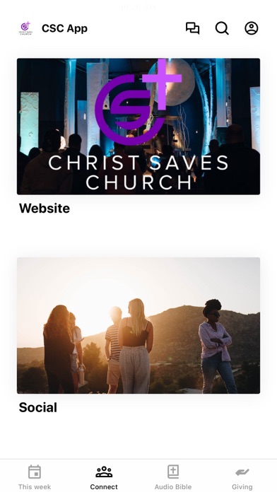 Christ Saves Church iPhone screenshot 2 - Education app