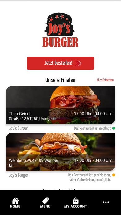 Joy's Burger by Casa Mio Screenshot
