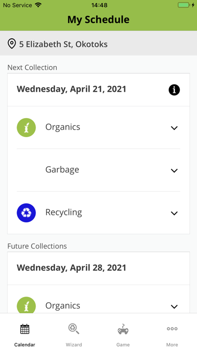 Okotoks Waste Screenshot