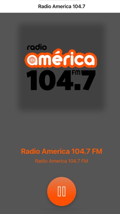 Radio América 104.7 Screenshot