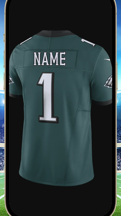 Make Your NFL Football Jersey Screenshot