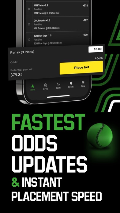 Unibet Sportsbook: New App Screenshot