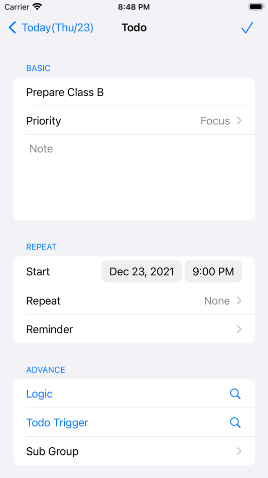 #3. Angle Todo (iOS) Podle: 国龙 赵