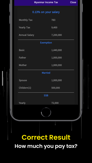 MM Income Tax Screenshot