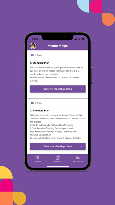 Matchbox Fitness Screenshot
