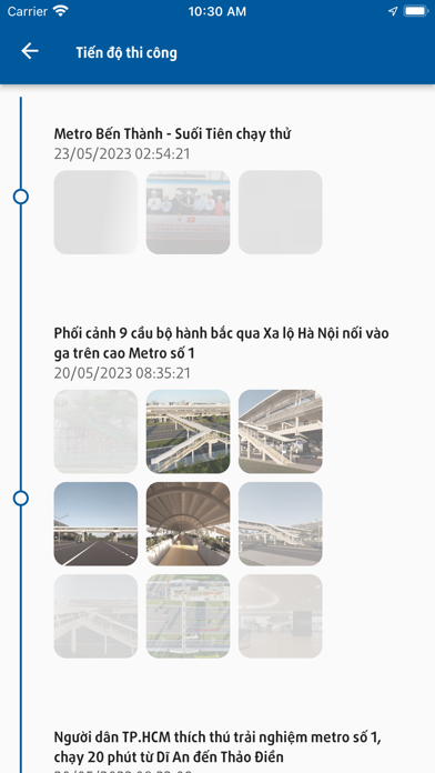 HCMC Metro HURC Screenshot