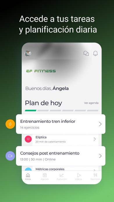 EF fitness Screenshot