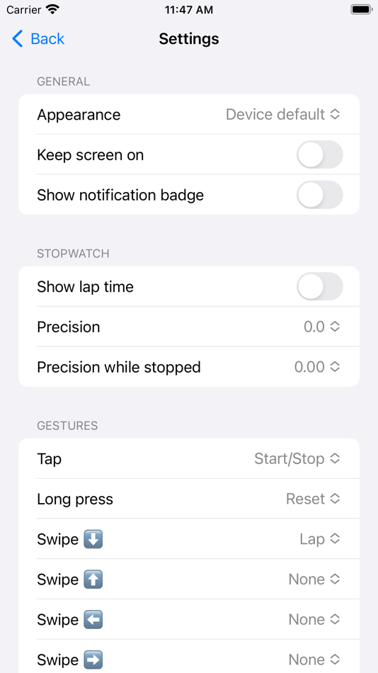 #3. Stopwatch Pro (iOS) 由: Bogdan Pechounov