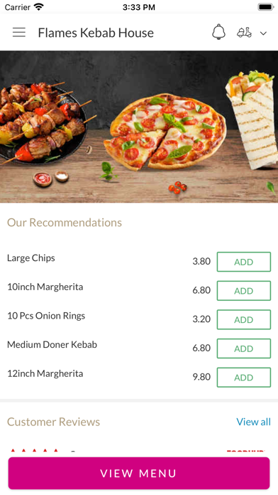 Flames Kebab House Dowlais Screenshot