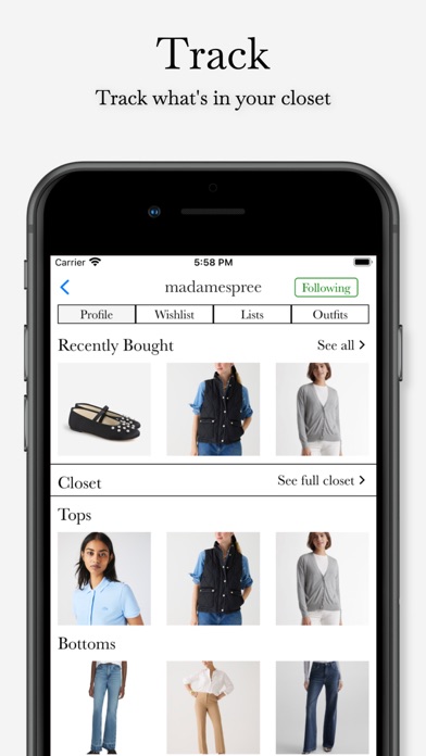 spree - fashion inspo & lists Screenshot
