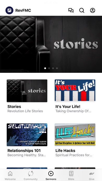 Revolution Church App Screenshot