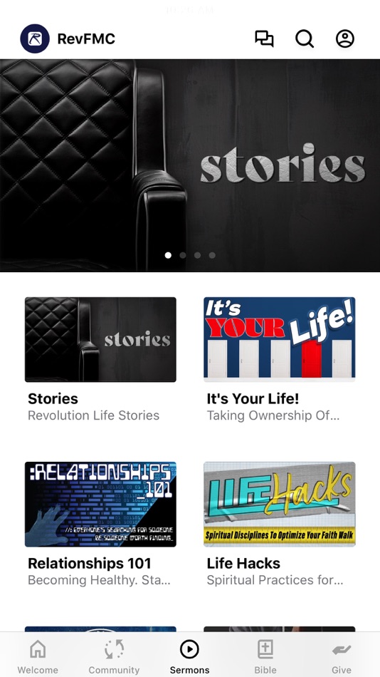 #3. Revolution Church App (iOS) Podle: Revolution Free Methodist Church