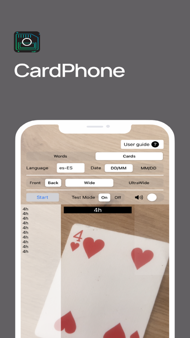 CardPhone Screenshot