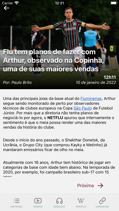 NETFLU | Fluminense Screenshot