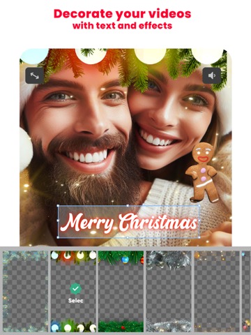 Xmas Edit Pro - ビデオ効果のおすすめ画像1