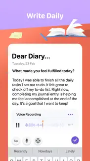 halo: daily self care journal iphone screenshot 2