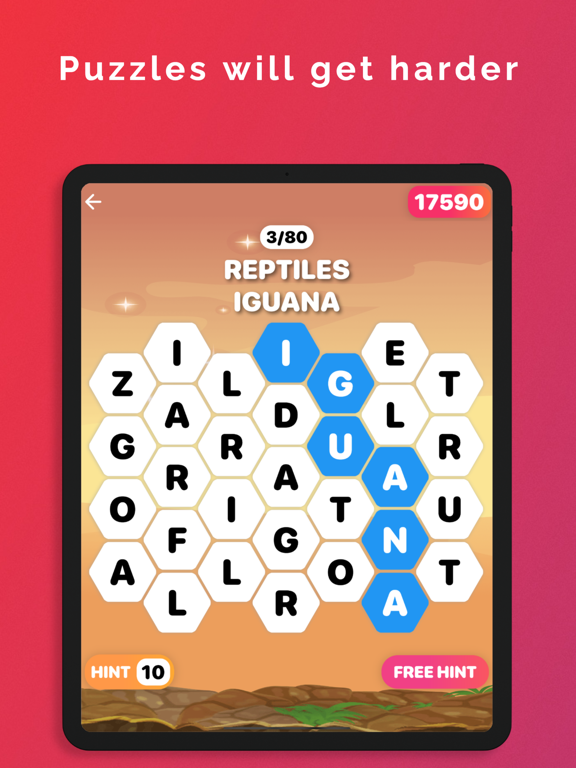 Screenshot #6 pour Word Hive - Word Game