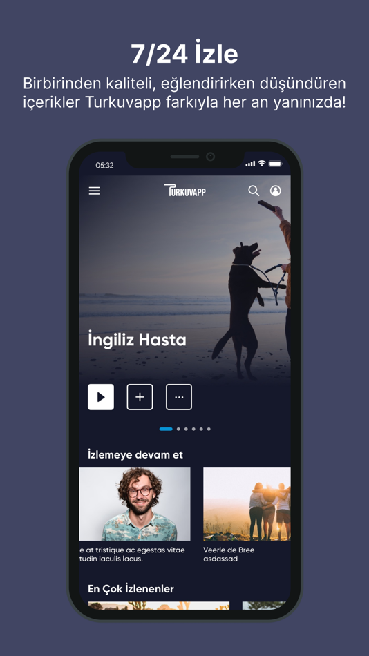 Turkuvapp: Dizi,Program,Müzik - 5.7.3 - (iOS)