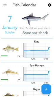 fish planet calendar iphone screenshot 2