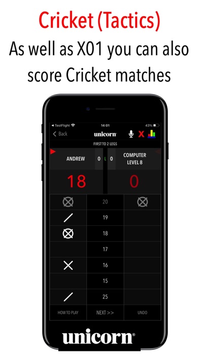 Russ Bray Darts Scorer Pro Screenshot