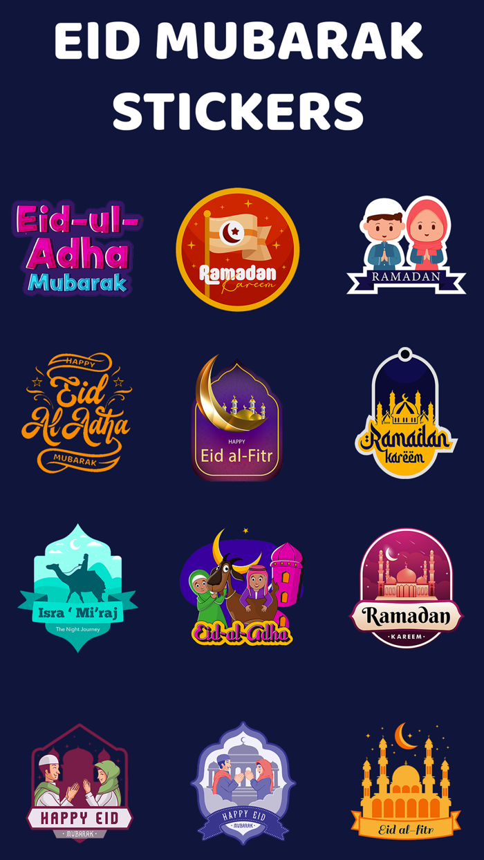 Eid Mubarak - Ramadan Stickers