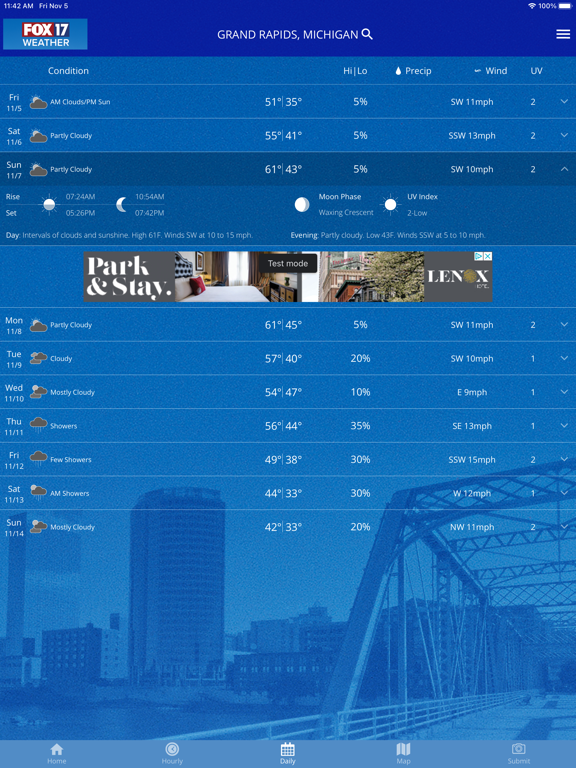 Screenshot #5 pour FOX 17 Weather – West Michigan