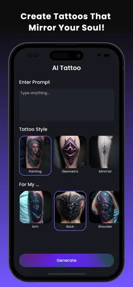 Game screenshot AI Tattoo Studio apk