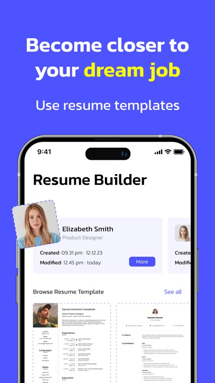 Create New Resume Templates