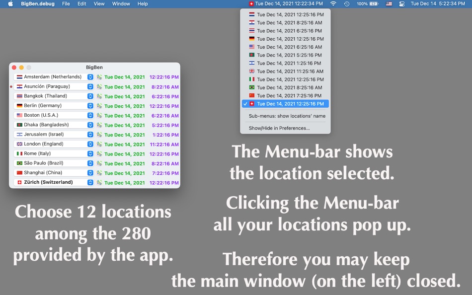 #1. BigBen (macOS) 由: AsramSoftware