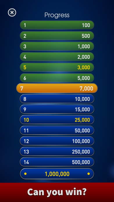 Millionaire Trivia & Quiz Game Screenshot