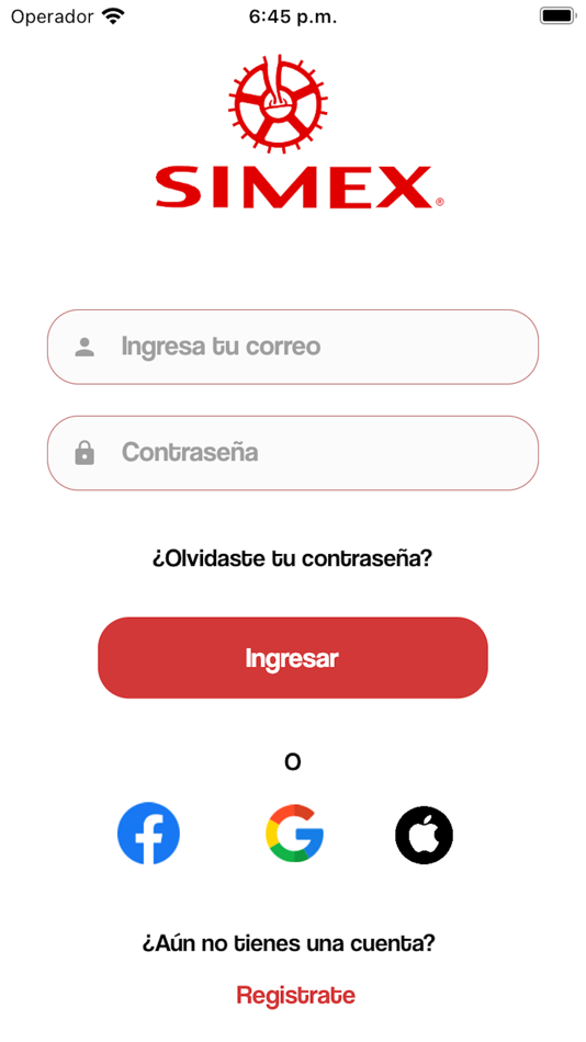#1. SIMEX App (iOS) By: DIGIMOB TECH S DE RL DE CV