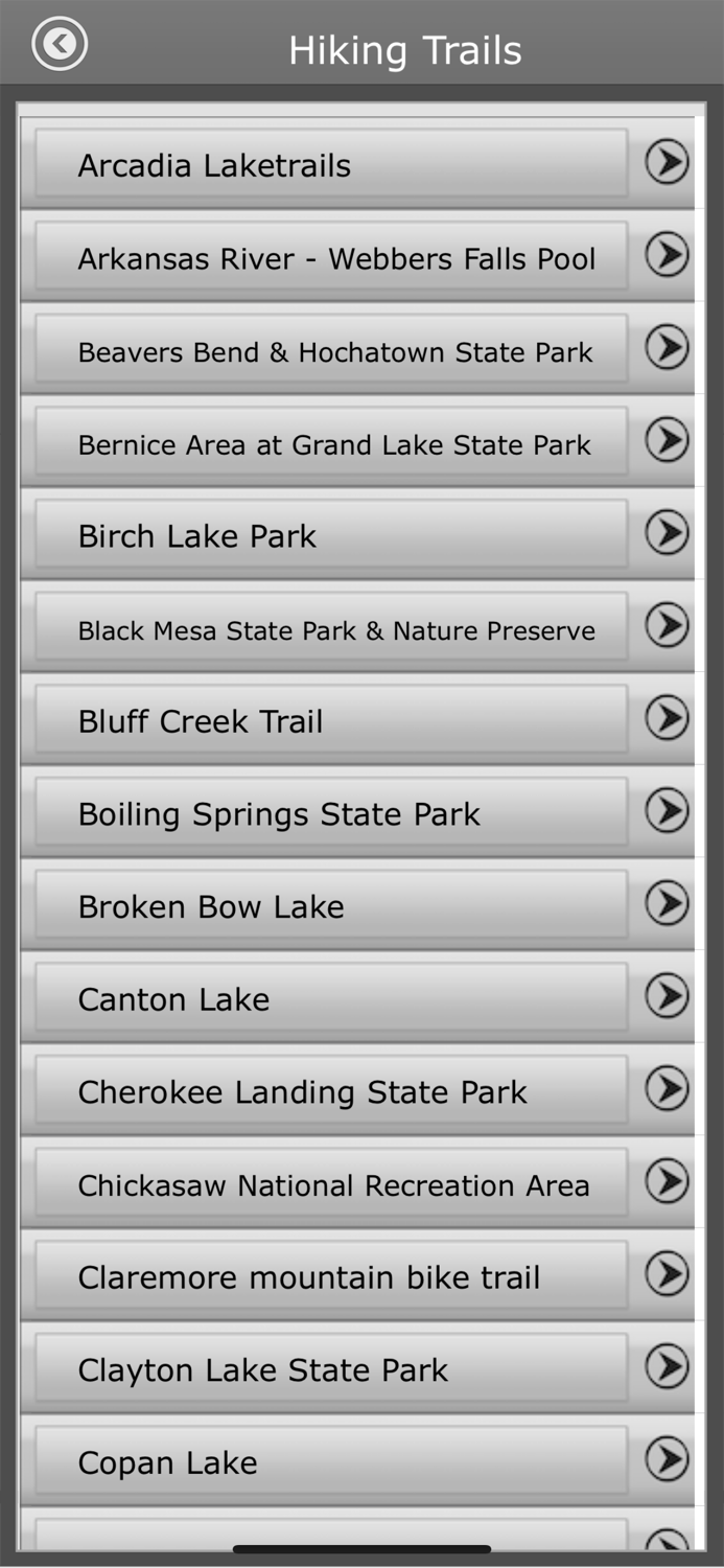 Oklahoma - Camping and Trails