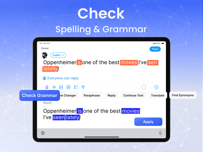 AI Keyboard Extension Writer