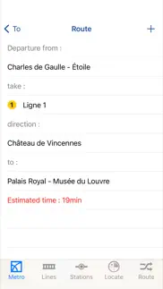 metro paris - map & routes iphone screenshot 3