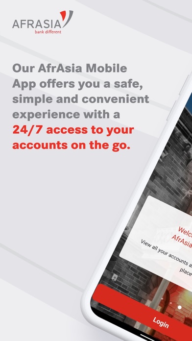 AfrAsia Mobile Banking Screenshot
