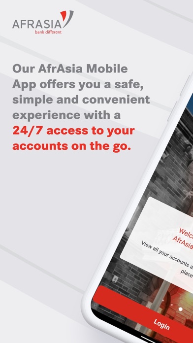 Screenshot #1 pour AfrAsia Mobile Banking
