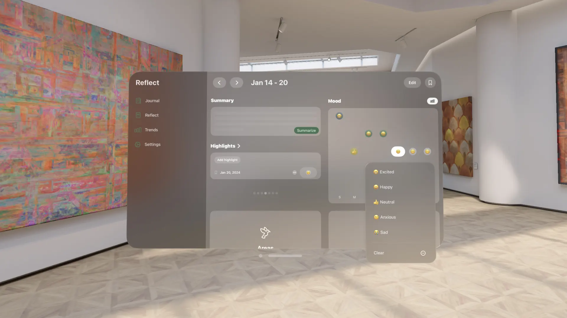 Reflect - Journal & Mood screenshot 3