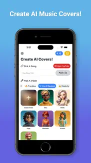 vox: ai cover songs & music iphone screenshot 1