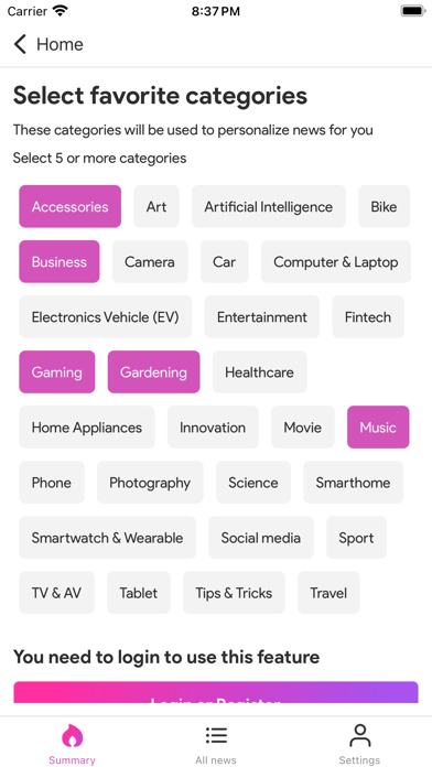 LightSum Screenshot